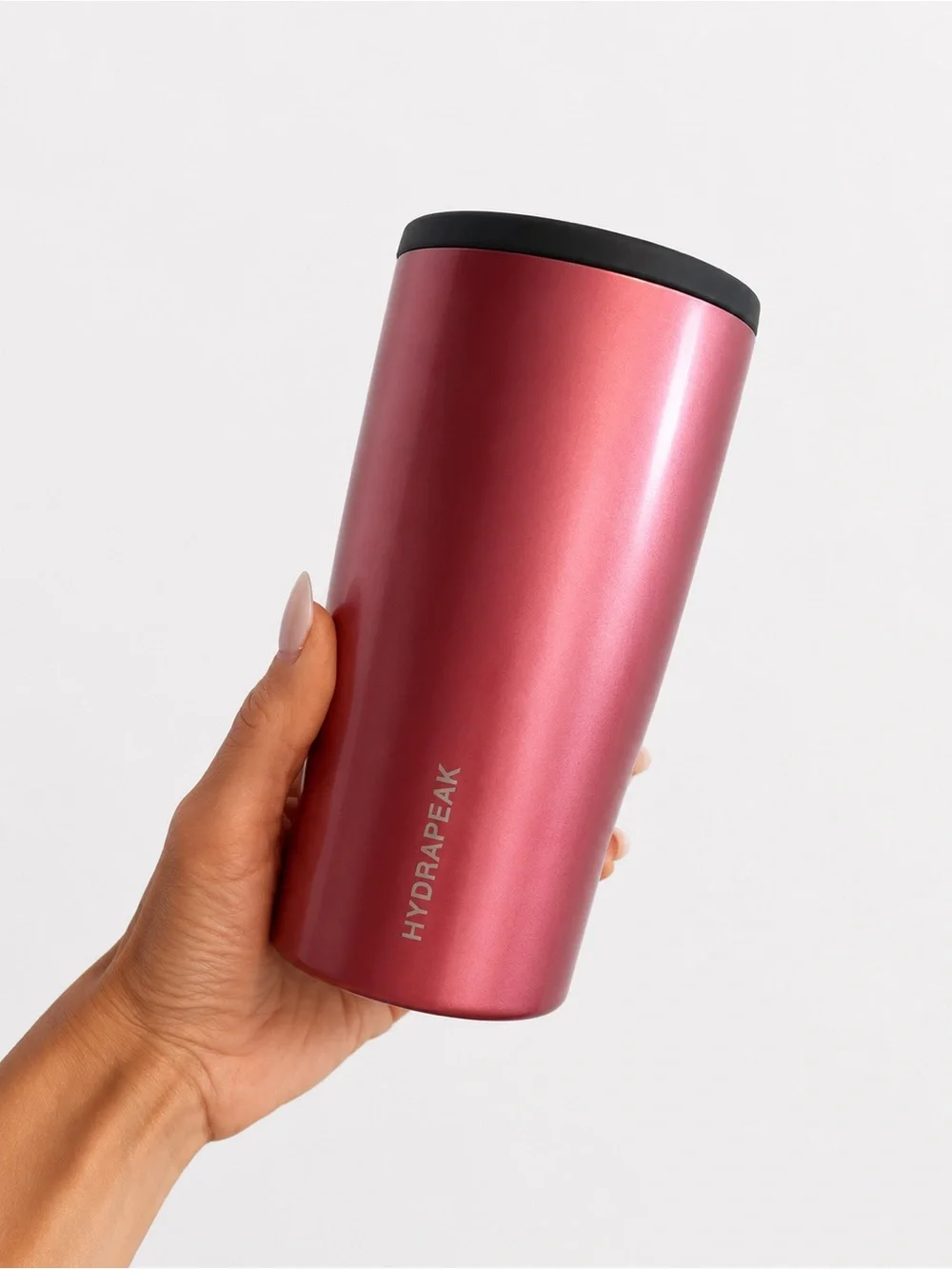 Hydrapeak Metallic Pink Insulated Travel Tumbler